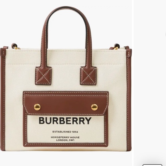 Burberry Brown and Cream Woman’s Bag - Picture 1 of 9